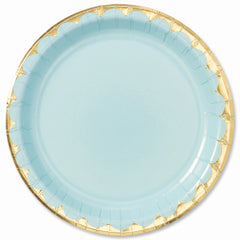 Leaf Green Willow 10" Round Paper Plates