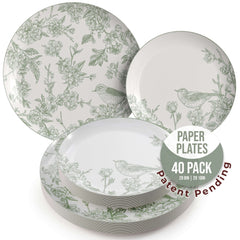 20/20 Earthtrends Yaffa Design Paper Plates