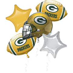 Green Bay Packers Foil Balloon Bouquet