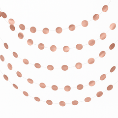 Rose Gold Metallic String Decorations