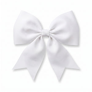 Oversized White Bow Headband