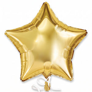 Gold Star Foil Balloon - 18-inch