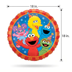 Sesame Street Fun 18" Foil Balloon