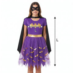 Girls' Batgirl Halloween Costume - Large