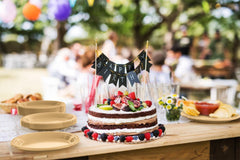 7 In. Gold Plastic Plates | 50 Count