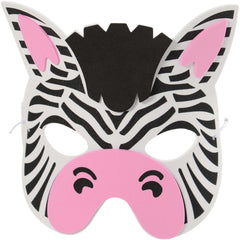 Wild Animal Foam Masks - 12 Count