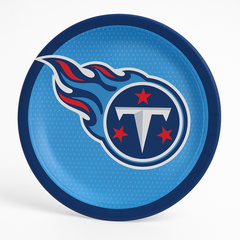 Tennessee Titans 9" Round Paper Plates - Set of 10
