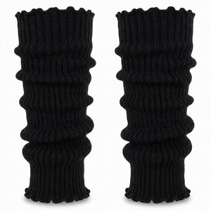 Black 1980s Leg Warmers - Adult Costume Accessory