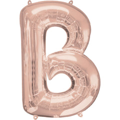 Rose Gold Letter B Foil Balloon