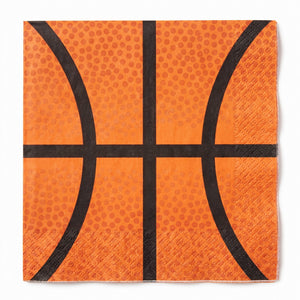 Nothin' But Net Basketball Beverage Napkins - 36 Pack - 5 In. X 5 In.