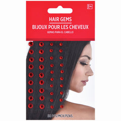 Radiant Red Hair Gems - 50 Piece Set