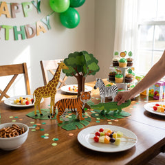 Get Wild Jungle Birthday Table Decorating Kit