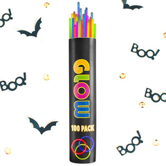8 Inch. Glow Sticks Bracelets Neon Colors | 100 Count