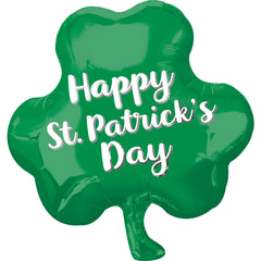 18-Inch St. Patrick's Day Shamrock Foil Balloon