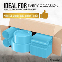 350 Solid Color Tableware Combo - Light Blue