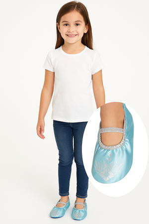 Disney Frozen Elsa Slipper Shoes for Kids - Halloween Costume Accessory