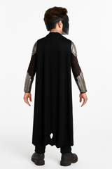 Kids' Mandalorian Halloween Costume with Mask and Cape
