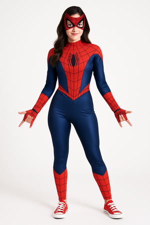 Women's Marvel Spider-Girl Halloween Costume with Mask - Adult L (10-12)