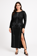 Plus Size Skeleton Dress - Halloween Costume