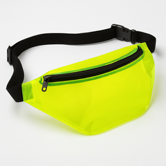 1980s Neon Yellow Hip Hop Fanny Pack