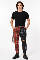 Men's Punk Pants Costume Accessory - Size S/M