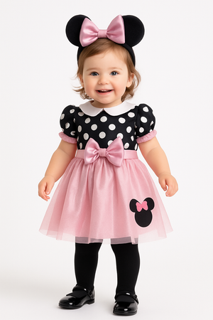 Minnie Mouse Pink Halloween Costume with Headband - Infant (18-24 Months)