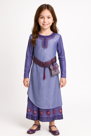 Disney Princess Asha Costume for Girls - Child S (4-6)