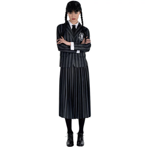Wednesday Addams Nevermore Halloween Costume - Adult L (10-12)