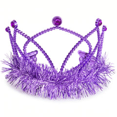 Sparkling Purple Tiara - Perfect for Team Spirit and Everyday Glam