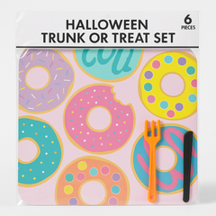 Whimsical Donut-Themed Halloween Trunk or Treat Set