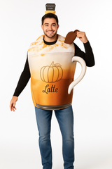 Men's Pumpkin Spice Latte Costume - Halloween Humor