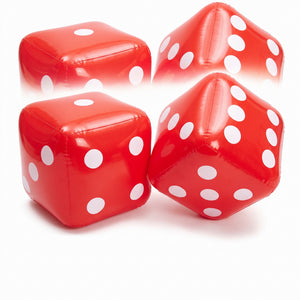 Large Inflatable Dice Decorations - 2-Pack