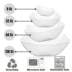 8 Oz. Convex Bowl | Clear