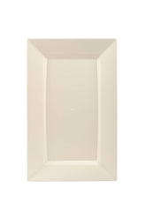 9.5 In. Ivory Rectangular Plates | 10 Count