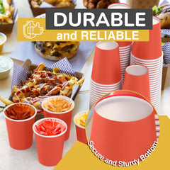 9 Oz. Red Paper Cups | Case of 1000