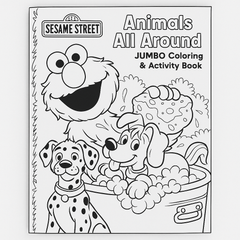 Sesame Street Animals All Around Jumbo Coloring & Activity Book