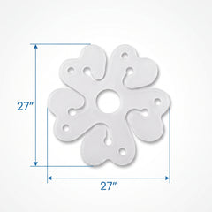 DIY Balloon Flower Clip Kit, 2.5-Inch, 2-Pack