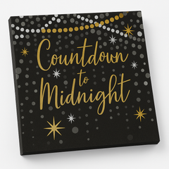 Midnight Hour New Year's Eve Beverage Napkins