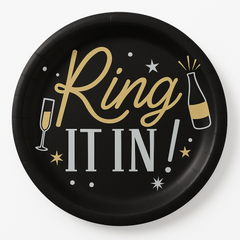 Celebrate New Year's 7" Round Paper Plates