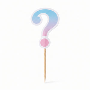 "The Big Reveal" Gender Reveal Party Picks - 24 Pack
