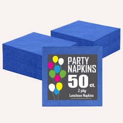 Dark Blue Luncheon Napkins - 6.75 in. | 1800 Count