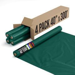 40 In. x 300 Ft. Premium Dark Green Table Roll | Case of 4