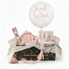 80 Pcs Sweet 16 Party Kit - For 8 Guests