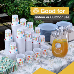 9 oz. Birthday Print Paper Cups - 50 Ct.| Case of 20