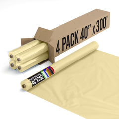 40 In. x 300 Ft. Premium Light Yellow Table Roll | Case of 4