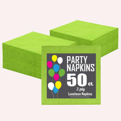 Lime Green Luncheon Napkins - 6.75 in. | 1800 Count