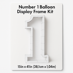 Number 1 Balloon Display Frame Kit