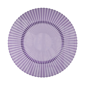 11 In. Amethyst Gemstone Plastic Plates | 120 Count