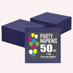 Dark Purple Beverage Napkins - 9 in. | 1800 Count
