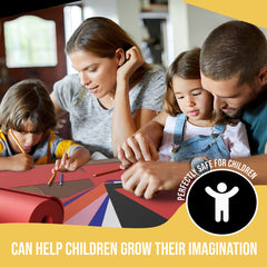 17.75" x 110' Kraft Paper Roll | Red